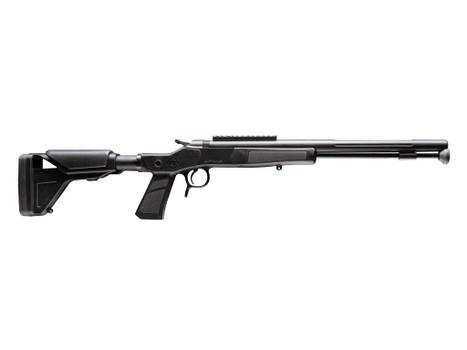CVA PR2045NM Optima XP 50 Cal Black Nitride Single Shot Barrel, Black Nitride Drilled & Tapped Steel Receiver, Adjustable Black Synthetic Stock