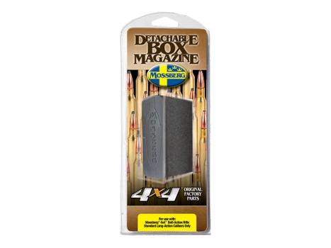 Mossberg 95033 Drop Box Magazine Patriot 5rd 270 Win/30-06 Springfield/25-06 Rem Fits Mossberg 4x4 Long Action Black Polymer