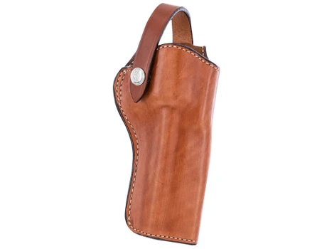 Bianchi 10045 1L Lawman Western OWB 01 Tan Leather Belt Loop Fits Colt New Frontier Fits Colt Peacemaker