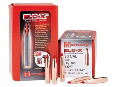 Hornady 2841 ELD-X 7mm .284 175 gr Extremely Low Drag eXpanding 100 Per Box/ 15 Case