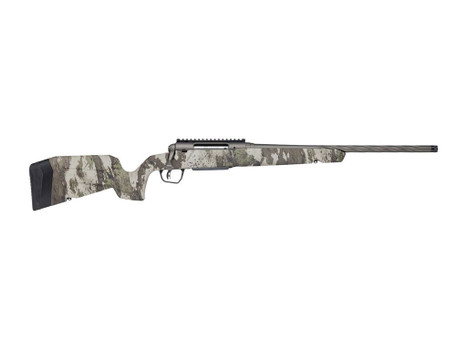 Savage Arms 33209 Axis 2 Pro 22-250 Rem 4+1 20" Gun Metal Bronze Cerakote Spiral Fluted Threaded Barrel & Receiver w/Picatinny Rail, Savage Woodland Camo Fixed w/Pistol Grip Synthetic Stock, Right Han