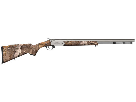 Traditions R721108432 Buckstalker XT 50 Cal 209 Primer 24", Stainless Cerakote Barrel/Rec, Next Wyld Camo Synthetic Stock
