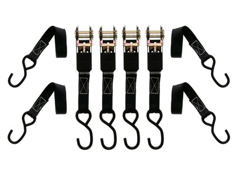 MUDDY MUD-SDRS10-4PK 1"X10'STD DUTY RATCHET STRAP