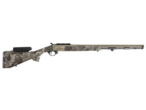 Traditions CR846604534B NitroFire Pro 50 Cal 209 Primer Tungsten Cerakote 26" Fluted/Threaded w/VAPR twist Barrel, Drilled & Tapped Receiver, Veil Alpine Adj Cheek Piece & LOP Synthetic Stock