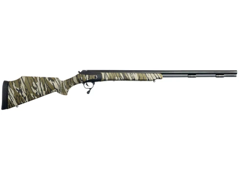 Thompson Center Arms Llc 2275R Triumph Muzzleloader 50 Cal Black Nitride Barrel & Receiver, Fixed FlexTech Mossy Oak Bottomland Synthetic Stock