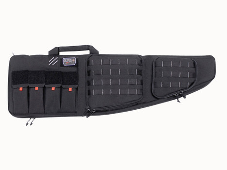 GPS Bags Tactical AR Case 42" 1000D Nylon with Mag Storage Pockets, Lockable Zippers, External Handgun Pocket Visual ID Storage System