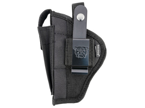 Bulldog FSN7 Extreme OWB Black Nylon Belt Loop/Clip Fits S&W M&P/2-4" Standard Auto/Glock 19 Ambidextrous
