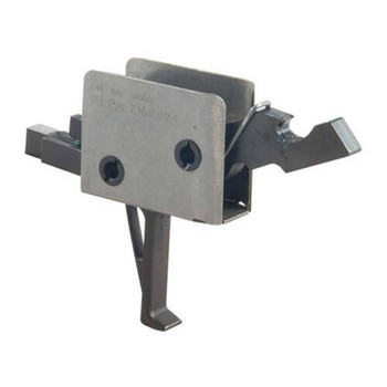 CMC Triggers 91503 DropIn  SingleStage Flat Trigger with 33.50 lbs Draw Weight  BlackSilver Finish for AR15AR10 UPC: 850544004022