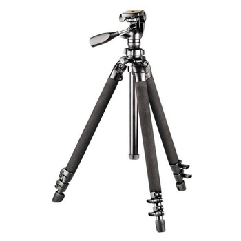 Bushnell Advanced Tripod for Binoculars, Spotting Scopes, and Cameras - Durable Aluminum Construction with Adjustable Legs and Center Column for Stability,Black