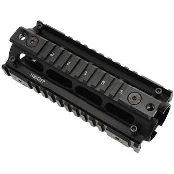 NcStar MAR4S Quad Rail Carbine Length AR15 Black Hardcoat Anodized Aluminum 6.70 UPC: 814108011802