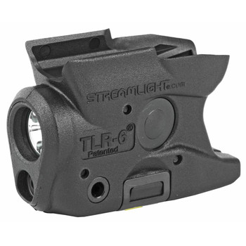 Streamlight 69273 TLR6 Weapon Light wLaser SW MP Shield For Handgun 100 Lumens Output White LED Light Red Laser 89 Meters Beam Black Polymer UPC: 080926692732