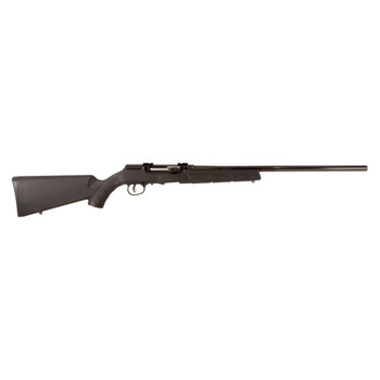 Savage Arms 47007 A17  SemiAuto 17 HMR Caliber with 101 Capacity 22 Heavy Barrel Satin Black Metal Finish  Matte Black Synthetic Stock Right Hand Full Size UPC: 011356470072