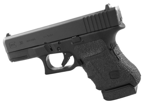Talon Grips 107R Adhesive Grip  Compatible w Glock 29SF30SF30S36 Gen3 Black Textured Rubber UPC: 812308020402