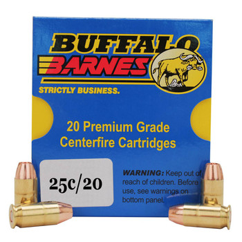 Buffalo Bore Ammunition 25C20 BuffaloBarnes Strictly Business 357 Sig 125 gr Barnes TAC XP Lead Free 20 Per Box 12 UPC: 651815025032