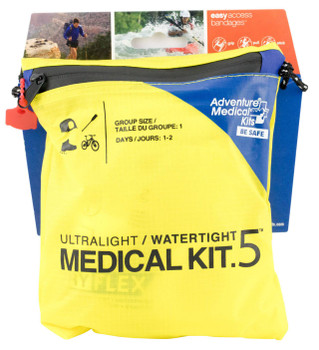 Adventure Medical Kits 01250292 Ultralight  Watertight 5 Medical Kit First Aid Watertight Yellow Nylon UPC: 707708002922