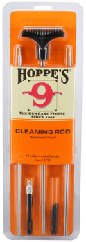 Hoppes 3PSS Bench Rest Cleaning Rod 22 Cal  Larger Universal Firearms Stainless Steel UPC: 026285514612