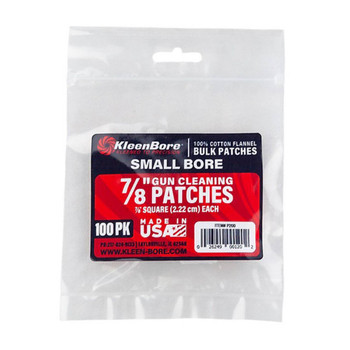 PATCHES 7/8IN SQ SMALL BORE 100PK UPC: 026249001202