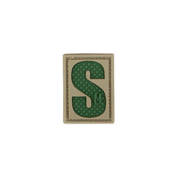 Letter S Morale Patch UPC: 846909015482
