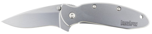 Kershaw 1620FL Scallion  2.40 Folding Drop Point Plain Bead Blasted 420HC SS BladeBead Blasted 410 Stainless Steel Handle Includes Pocket Clip UPC: 087171162201