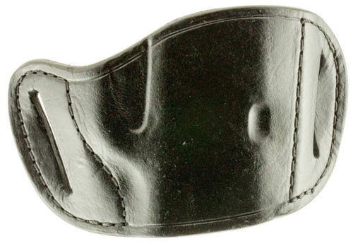 Bulldog MLBM Molded  OWB Black Leather Belt Slide Fits Browning HiPower Fits Kahr P45 Right Hand UPC: 672352007411