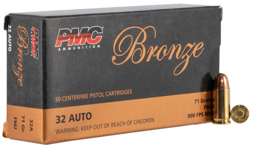 PMC BRNZ 32ACP 71GR FMJ 50/1000 UPC: 741569070041