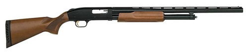 Mossberg 52132 500 Bantam 12 Gauge 51 3 24 Vent Rib Barrel Blued Metal Finish Dual Extractors EZReach Forend Hardwood Stock 13LOP Includes AccuSet Chokes Youth UPC: 015813521321
