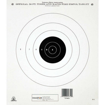 NRA GB-3 50 FT TIMED/RF TQ TARGET 12PK UPC: 076683407511