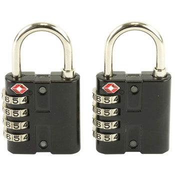 SnapSafe 76020 TSA Lock Resettable Open With Combination Metal 2 Per Pkg UPC: 851529004921
