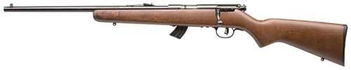 Savage Arms 50702 Mark II GL 22 LR Caliber with 101 Capacity 19 Barrel Matte Blued Metal Finish Satin Hardwood Stock  AccuTrigger Left Hand Youth UPC: 062654507021