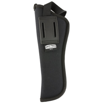 Uncle Mikes 81061 Sidekick Hip Holster OWB Size 06 Black Cordura Belt Loop Fits 22 Auto   Airgun Fits 5.506 Barrel Right Hand UPC: 043699810611