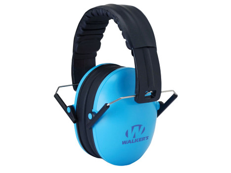 Walker's GWPFKDMBL Baby & Kids Folding Muff 23 dB Over the Head Blue/Black Polymer