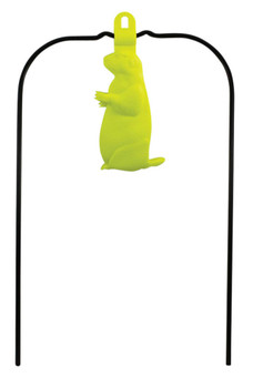 Birchwood Casey 48022 Ground Strike Hanging Prairie Dog PistolRifle RubberMetal Yellow Prairie Dog Illustration Impact Enhancement Motion UPC: 029057480221