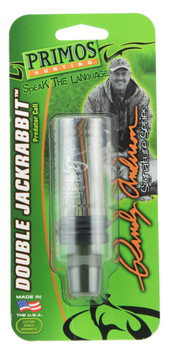 Primos 366 Randy Anderson Double Jackrabbit Open Call Double Reed Rabbit Sounds Attracts Predators Multi Color Laminated Wood UPC: 010135003661