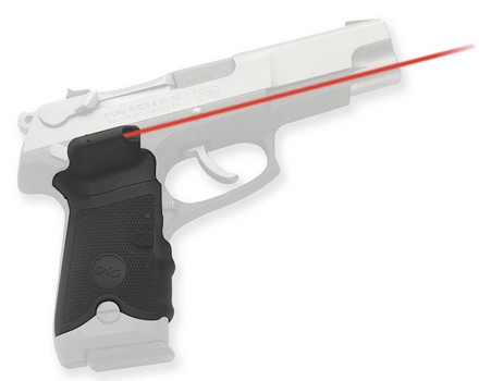 Crimson Trace LG389 Lasergrips  5mW Red Laser with 633nM Wavelength  50 ft Range Matte Black Finish for Metal Frame Ruger PSeries UPC: 610242003891