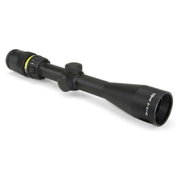 Trijicon 200001 AccuPoint  Black Hardcoat Anodized 39x 40mm 1 Tube Illuminated Duplex Crosshair wAmber Dot Reticle UPC: 719307400191