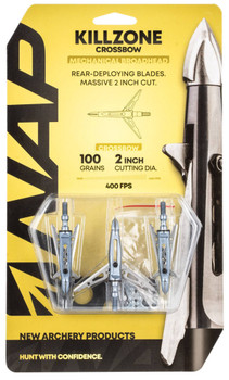 NAP NAP60814 Killzone  Broadhead 100 GR 3 Pack UPC: 033576608141
