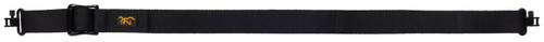 Browning 122399925 All Season Sling made of Black Nylon Webbing with 2640 OAL 1.25 W Adjustable Design  Swivels for RifleShotgun UPC: 023614843641