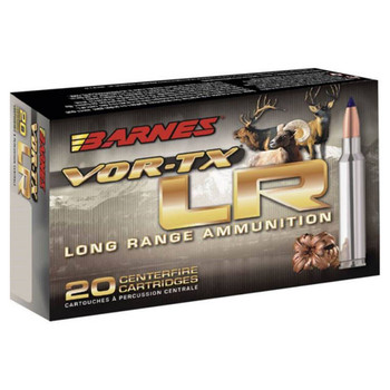 Barnes Vor-TX LR Hyper Velocity Centerfire Ammunition, 300 RUM, LRX Boat Tail, 190 Grain - 20 Cartridge Box ( 20 / 1 )