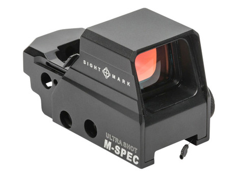 Sightmark SM26035 Ultra Shot M-Spec FMS Reflex Sight Matte Black 1 x 33 mm x 24 mm 2 MOA Red Dot/65 MOA Circle Crosshair