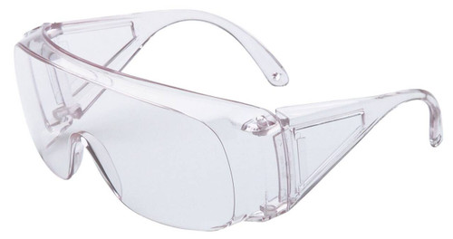 Howard Leight R01701 HL100 OTG Adult Clear Lens Polycarbonate Clear Frame UPC: 033552017011