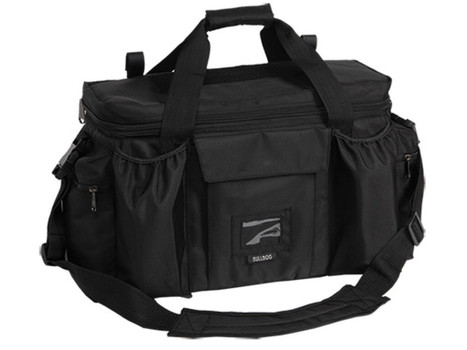 Bulldog BD920 Deluxe Police & Shooter XL Black Nylon w/ Removeable Dividers, Storage Pockets