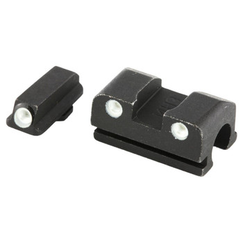 Meprolight USA 188013101 TruDot  Black  Green Tritium Front Sight Green Tritium Rear Sight Set UPC: 840103137070