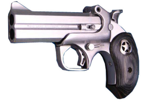 Bond Arms Ranger Break Action Derringer - 45 Caliber, 4.25 Inch Barrel, Stainless Steel, Satin Stainless Steel
