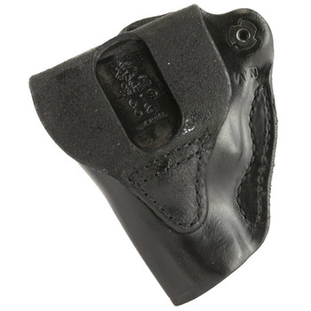 DeSantis Gunhide 019BA02Z0 Mini Scabbard  OWB Black Leather Belt Slide Fits Taurus 85850 2 Barrel Right Hand UPC: 792695299820