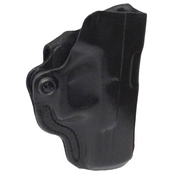 DeSantis Gunhide 019BAB6Z0 Mini Scabbard  OWB Black Leather Belt Slide Fits Glock 1719233236 Right Hand UPC: 792695226260