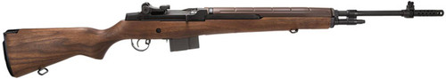 Springfield Armory MA9102CA M1A Standard Issue CA Compliant 308 Win 101 22 Carbon Steel Barrel wCA Compliant Muzzle Brake Black Parkerized Receiver TwoStage Military Trigger Walnut Stock UPC: 706397019020