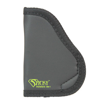 Sticky Holsters MD1 MD1  BlackGreen Latex Free Rubber Fits Small 9mm Ambidextrous UPC: 858426004030
