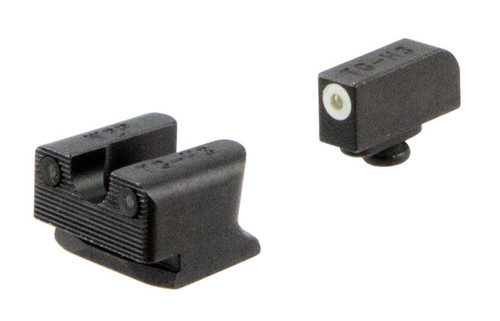 TruGlo TG231W2W Tritium Pro  Black  Green Tritium White Outline Front Sight Green Tritium Rear Sight UPC: 788130024010