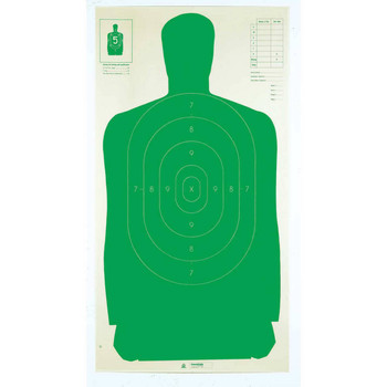B27FSA SILHOUETTE TARGET GRN 100PK UPC: 076683407320