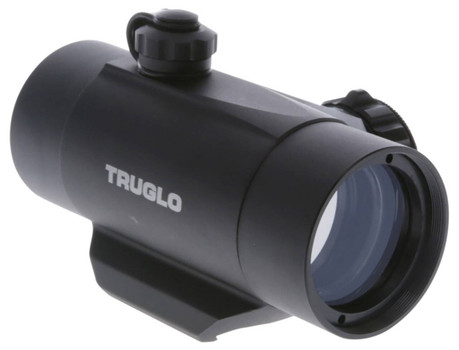 TruGlo TGTG8030B3 Traditional  Anodized Matte Black 1x 30mm Red Descending Diameter Dots Reticle UPC: 788130010310